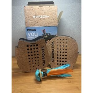 Waboba Voli Paddle Set for camping, backyard and beach no‎ court required